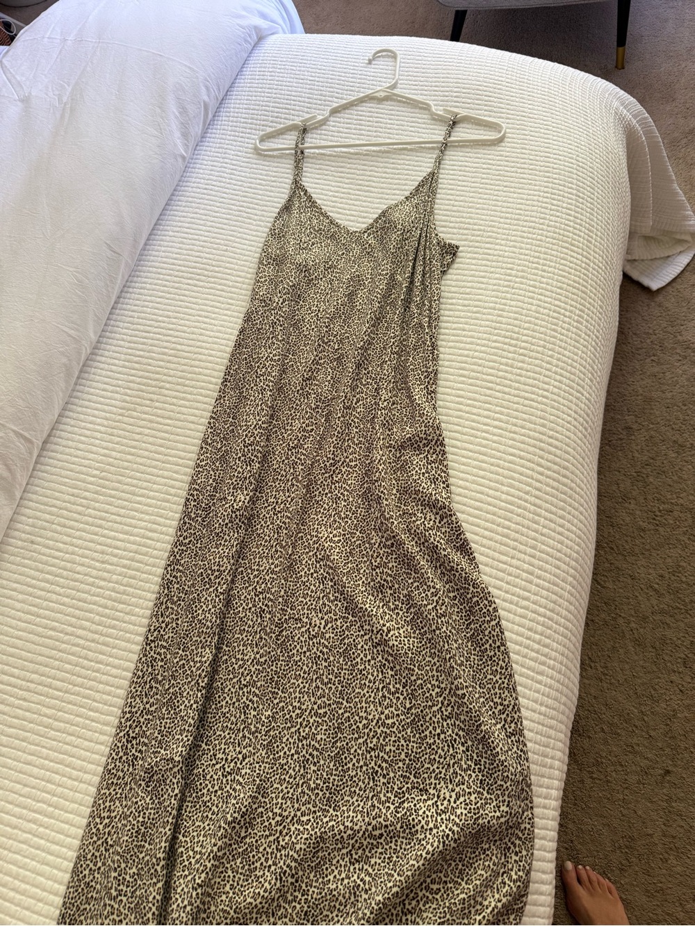 Jenni Kayne Leopard Print Maxi Slip Dress